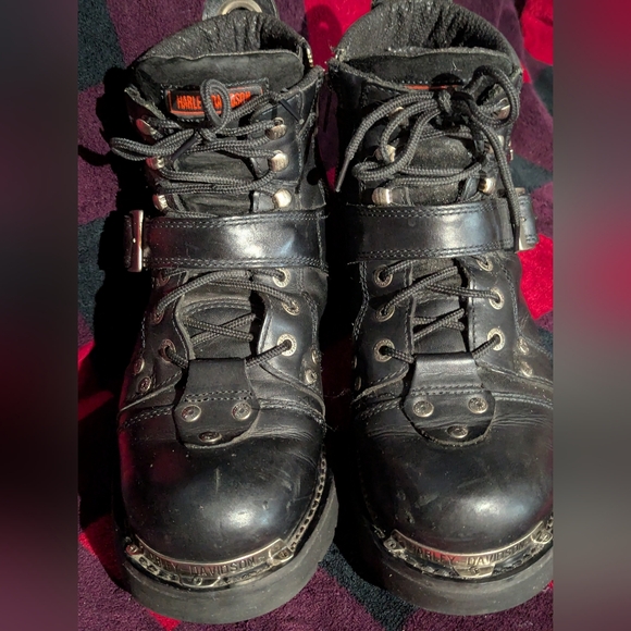 Harley-Davidson Black Men's Boots Size 12 - Picture 1 of 12